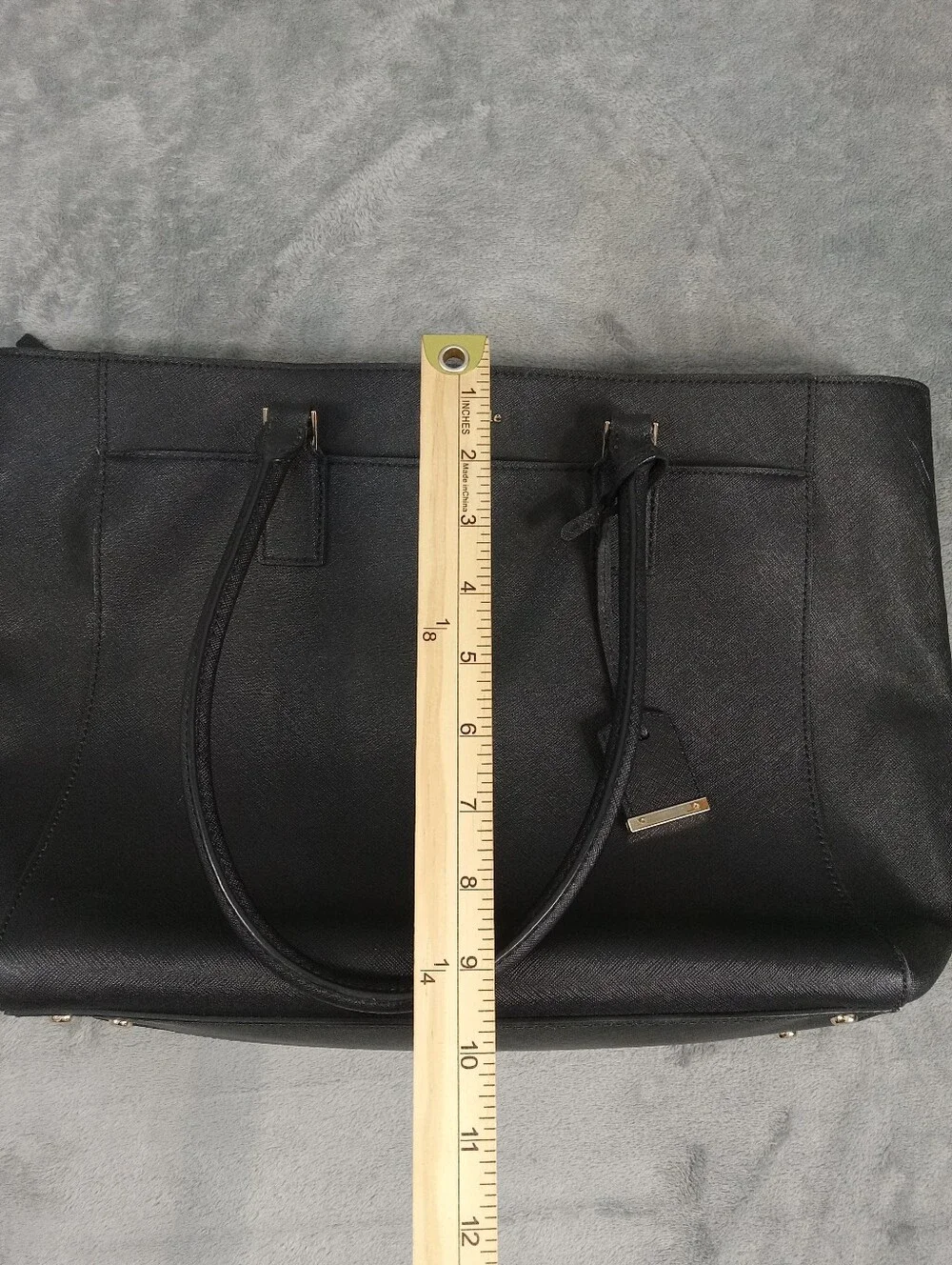 Kate Spade Women's Black Genuine Leather Tote Bag One Size
